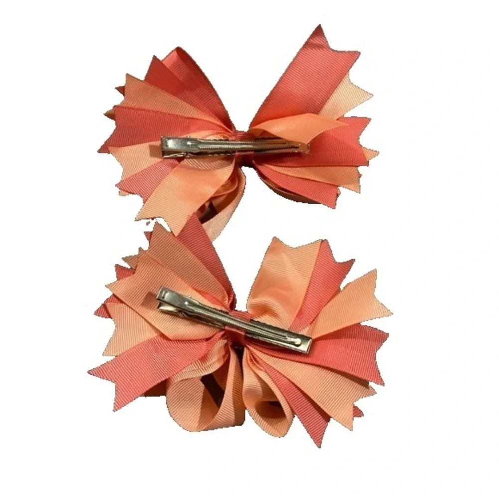 NEW Hair Accessories‎ girls bows set of 2